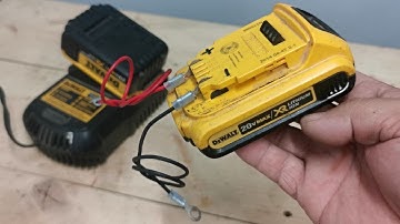 How to revive DEWALT Lithium battery?   Not charging, If jumpstart won