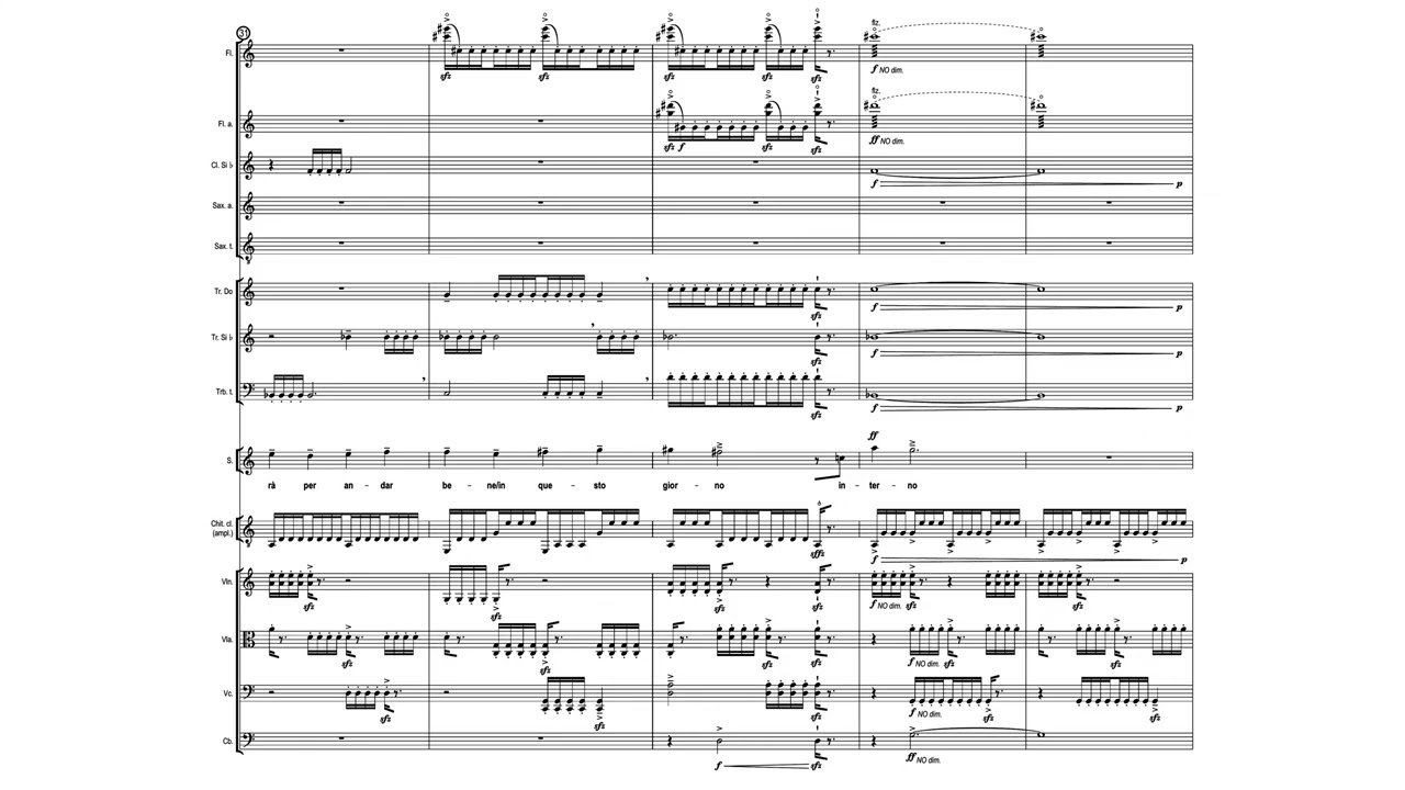 Riccardo Perugini - "La natura delle cose" for soprano and thirteen instruments