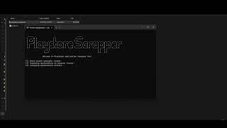 google playstore scrappper bot