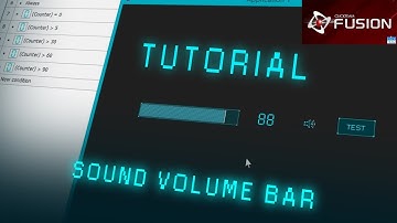 Tutorial SOUND VOLUME BAR Clickteam Fusion 2.5
