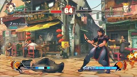 GeoM MoDInside (Guile) vs xSoSickNASHFANx (Chun Li) 03