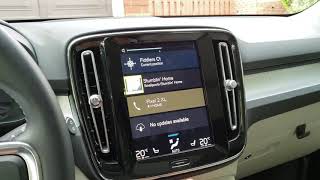 Volvo XC40 - Sensus Infotainment System