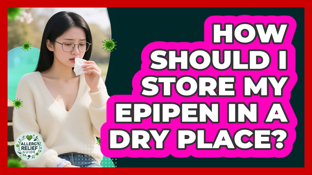 How Should I Store My EpiPen In A Dry Place?