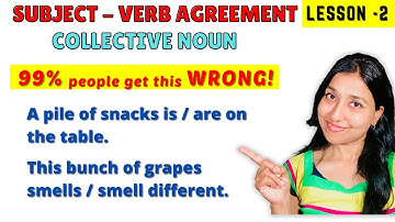 Subject Verb Agreement Rule | Collective Noun for Beginners | English Grammar Common Mistake