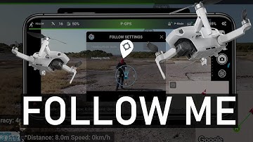 Follow Me For The Mavic Mini - Best Tracking (Android Litchi Beta) | DansTube.TV