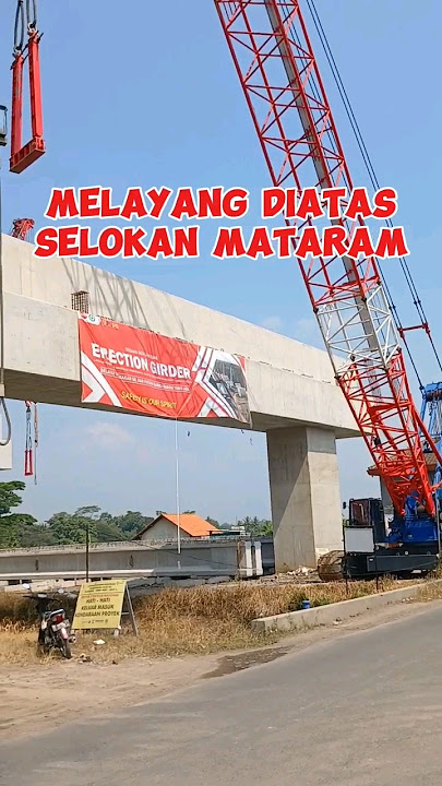 TOL JOGJA BAWEN MELAYANG DIATAS SELOKAN MATARAM #toljogjabawen #selokanmataram #yogyakarta