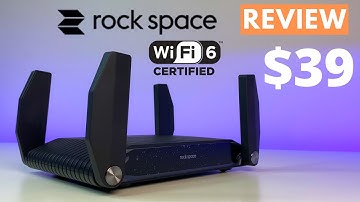 $39 WiFi 6 Router || Rock Space AX1800 Review