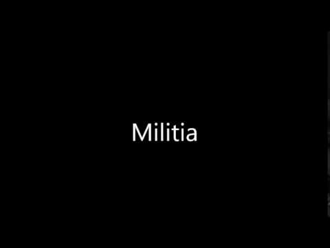 How to Pronounce Militia - YouTube