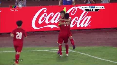 Việt Nam 1 1 Uzbekistan I Phan Văn Đức  xữ Lý đẳng cấp gỡ hòa cho U23 Việt nam Giải Tứ Hùng 2018