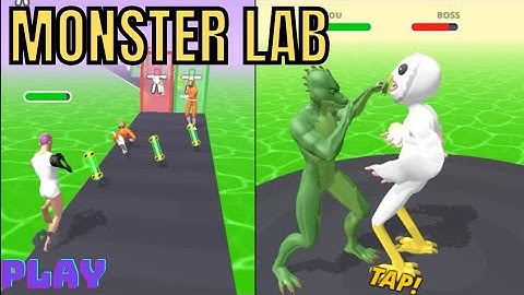 MONSTER LAB- New Video Gameplay Walkthroughs AndriodiOS 2022 #MonsterLab