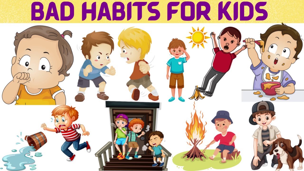 Bad Habits | Bad Habits Kids Need To Stop | Educational Video | Bad ...
