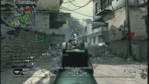 COD4 - MP5 Domination on Crash - 49-17