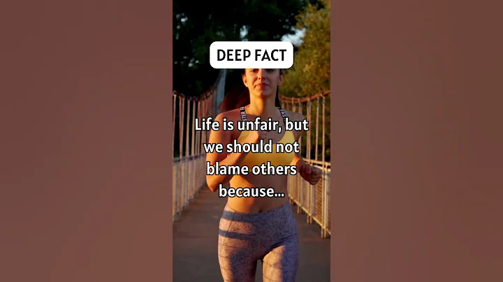 Life is unfair, but we should not blame others because... #shorts #subscribe #lifefacts - DayDayNews