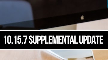 How to Update Mac Pro - macOS Catalina 10.15.7 Supplemental Update