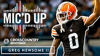 Another day to be great Greg Newsome II Mic d Up Week 2 vs Jaguars