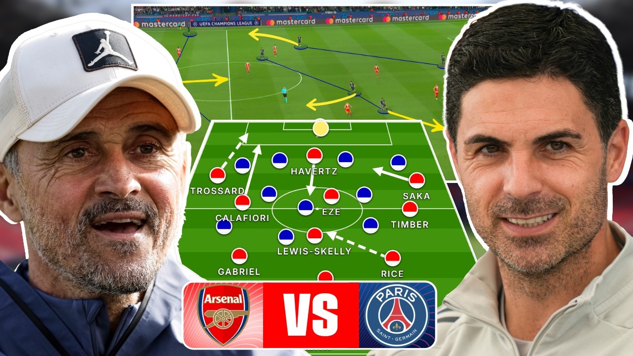 Arsenal. PSG. Champions League Final. Ultimate Tactical Preview.