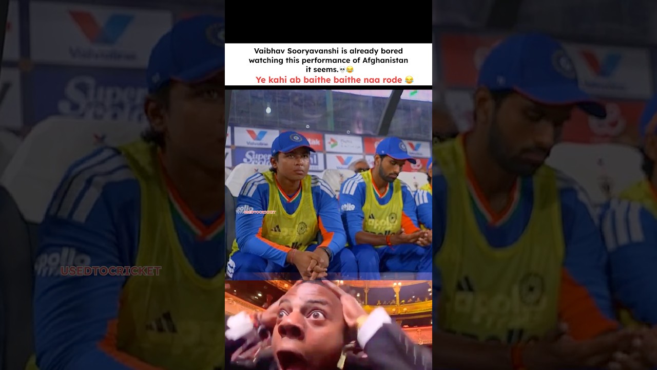 YouTube에서 Vaibhav Suryavanshi Already Bored Watching Afghanistan 😭💀 | India vs Afghanistan 😂🇮🇳 보기 YouTube에서 Vaibhav Suryavanshi Already Bored Watching Afghanistan 😭💀 | India vs Afghanistan 😂🇮🇳 보기