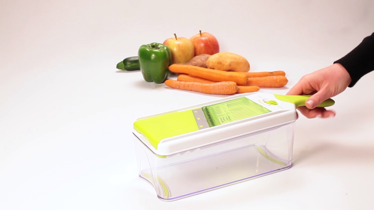 How to Use an Adjustable Mandoline Slicer - YouTube