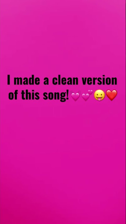 Clean version of TickTock dance bow bow bow