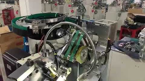 KKK CT2 plastic zipper two way slider mounting machine