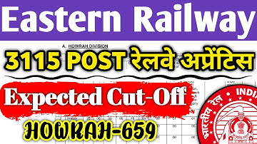Eastern Railway Apprentice 2022 | 3115 Post रेलवे अप्रेंटिस, Railway Apprentice expected Cutoff 2022