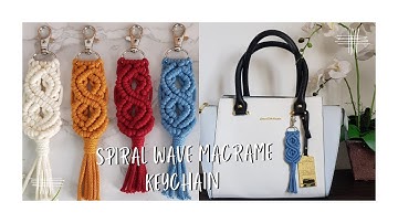 DIY Tutorial Ep 4 - Spiral Wave Macramé Keychain
