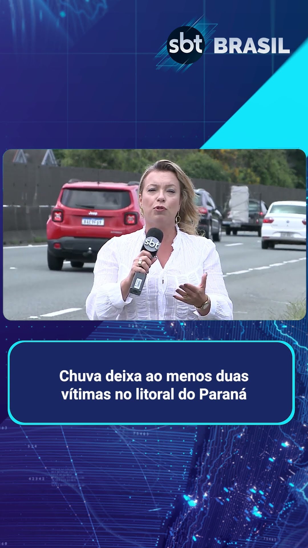 Municípios do Paraná recebem alerta laranja; chuva deixa duas mortes | SBT Brasil (08/02/25)