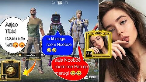 Random 3 players call me Noob / challenge for 1vs 3 TDM room (part - 82)