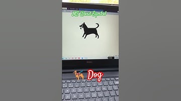 Dog Symbol in Ms Word|| #shortsfeed #shorts #trending #youtubeshorts #dog #ytshorts #fyp #viralvideo