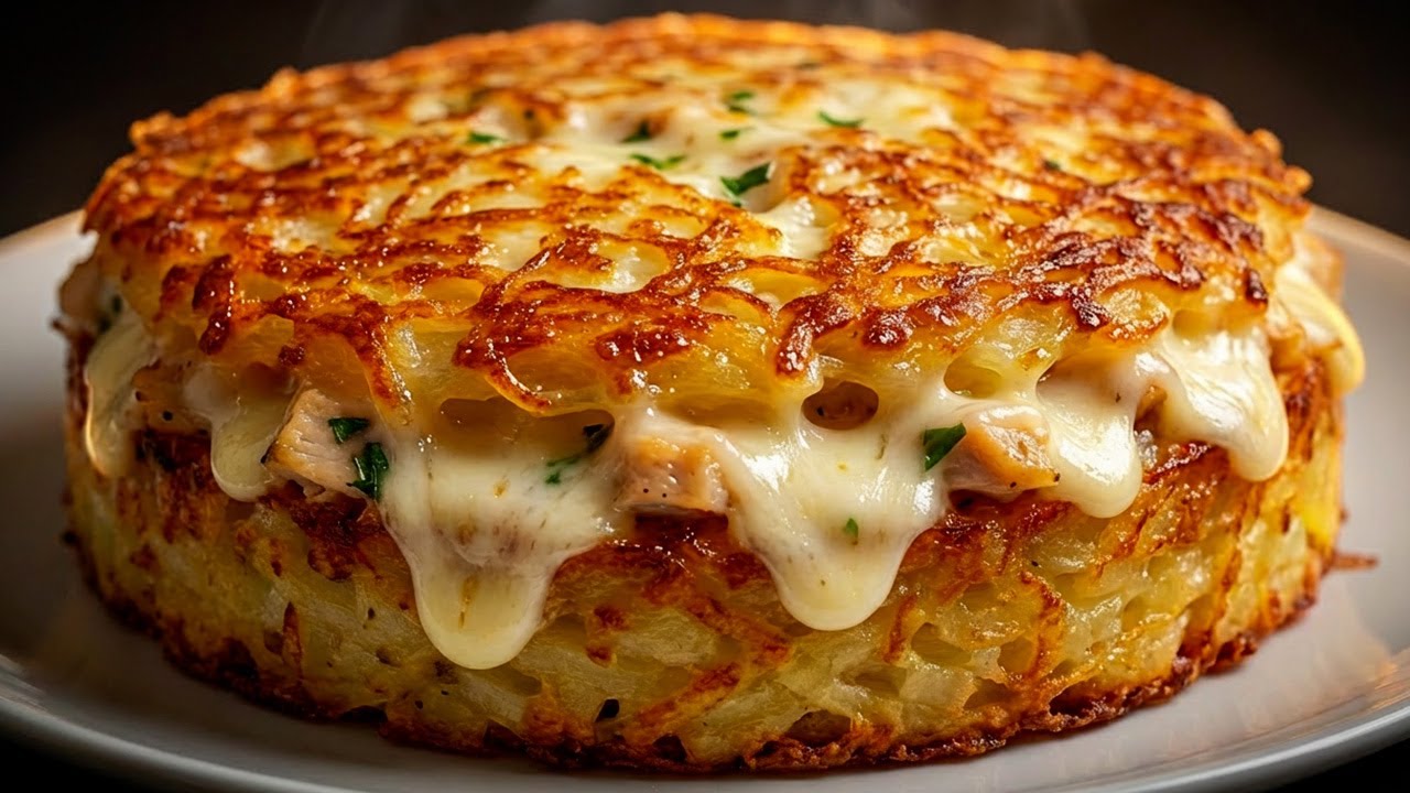 У вас есть картошка и 2 яйца?! Эта вкусная картофельная пицца сразу же впечатлит всех!