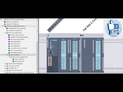 TIA PORTAL module de comptage rapide