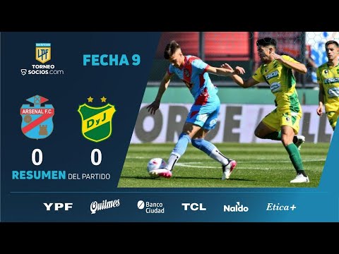 #TorneoSocios | Fecha 9 | resumen de Arsenal - Defensa y Justicia