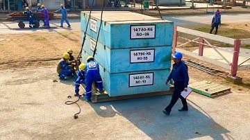 LIEBHERR Crane 380Ton Load Testing in 45 Ton weight In Plant Side #crane #subscribe