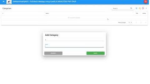BANanoVuetifyAD3 - Fullstack WebApp using Vuetify & MSAccess PHP PDO