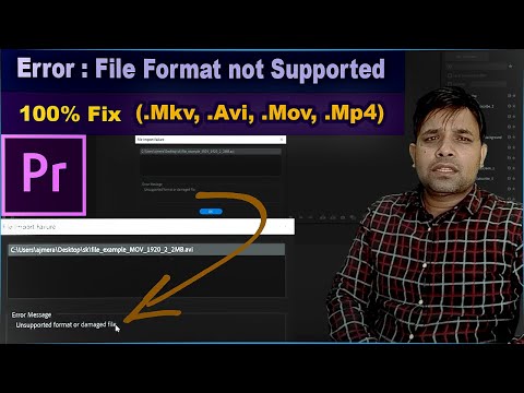 Premiere Pro 2021: How to import MKV/MOV/AVI Files in Hindi  (Subtitles Urdu & English)