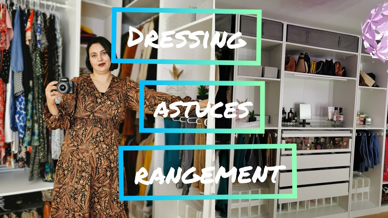 idee deco(dressing ikea)  🌟rangement astuces