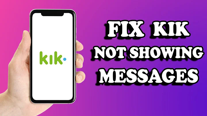 How to fix kik not showing new messages