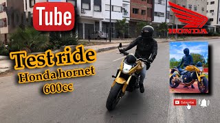 TEST RIDE : Honda Hornet 600cc🔥Sc project🔥- محبوبة المبتدئين ✨موطور صحيح 💥🔥