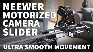 Neewer Motorized Slider Review with Setup Instructions - How to Use Neewer Motorized Camera Slider screenshot 3