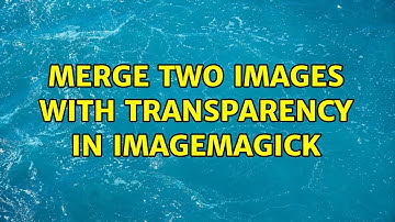 Merge two images with transparency in imagemagick