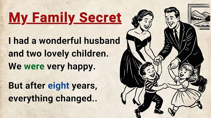 Learn English through Stories Level 3 ⭐ My Family Secret - Graded Reader | Improve your English