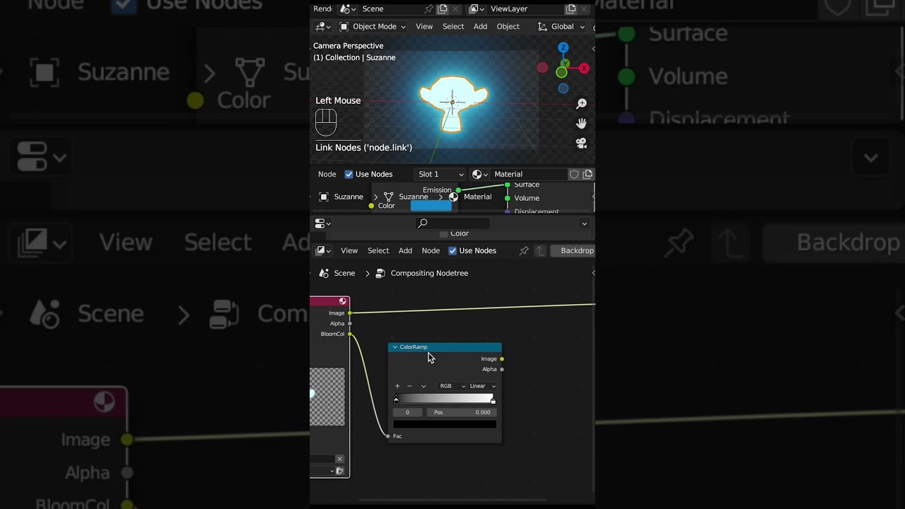 Blender Tips - Transparent Background with Visible Bloom 