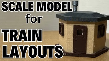 Assembling the Scale Model Switchman’s Shanty 3D Printed Model Railroad Structure 6 Scales Available