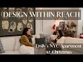 Design within reach ep 4  emilys nyc home at christmas  nyc apartment tour  new york christmas