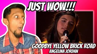 JUST WOW! | Goodbye Yellow Brick Road  Angelina Jordan (Reaction + Vocal Analysis)