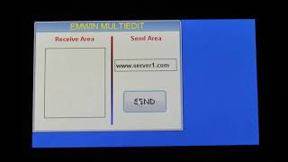 025 MULTIEDIT DEMO SERIAL UART  emWin STemWin STM32 STM32F7