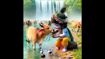 Thumbnail of #cute #vrindavanmero vrindavan #music #flute #instrumental #love #krishnabhajan #vrindavan#trending