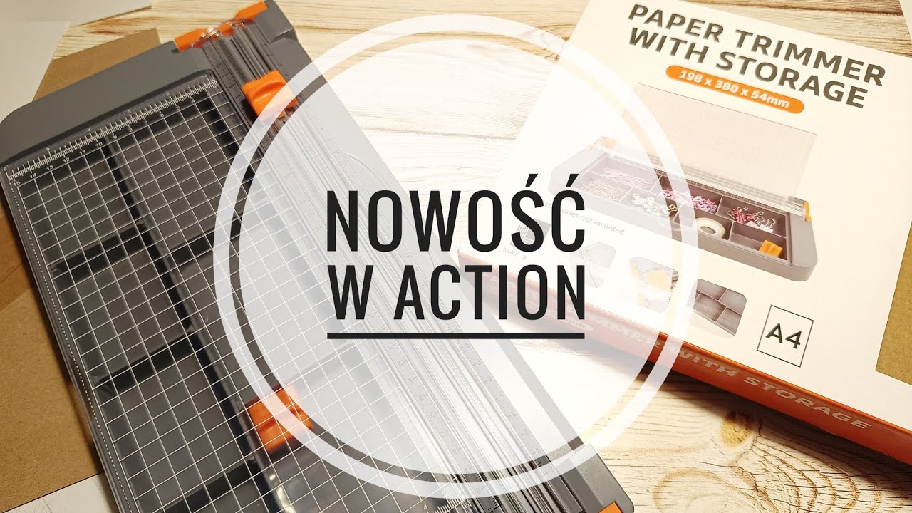 NOWOŚĆ W ACTION - Trymer do cięcia papieru. Scrapbookimg paper trymer