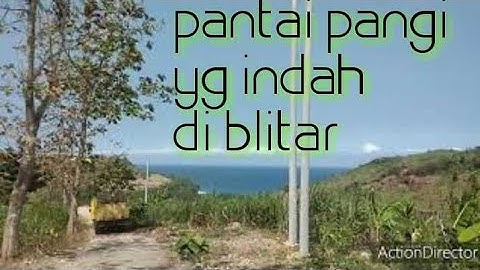 jalan menuju pantai pangi blitar