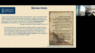 The Stichometry of Codex H: Making Sense of Sense-Lines (Emanuele Scieri)